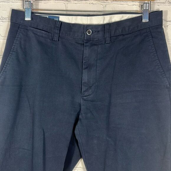 Vintage Polo by Ralph Lauren Preston Pant size 31/30 100% Cotton Navy Blue - Picture 3 of 10